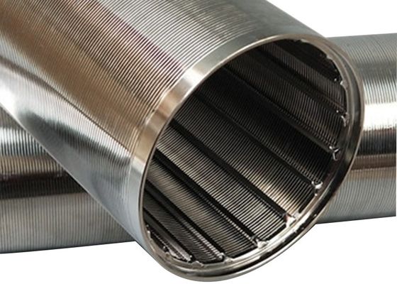 Keil-Draht-Zylinder Vee Wire Filter Screen ISO9002 Velp 6M Length
