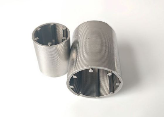 4-10mm v-förmiger Keil-Draht-Schirm-Zylinder 25 Mikrometer-Schlitz