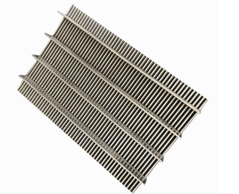 Anpassungsfähige Stützstange 304 aus Edelstahl Keil Drahtgitter Panel Industriefilter Anpassungsfähige Abmessungen
