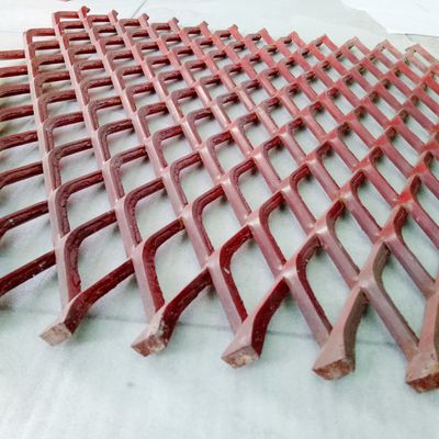 Zaun des angehobenen Gitter-Gitters Streckmetall-Diamond Mesh Carbon Steels 3.14lbs