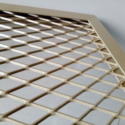 Wand-Umhüllungs-Streckmetall Mesh Pvdf Powder Coating Aluminum für die Fassaden-Decke metallisch