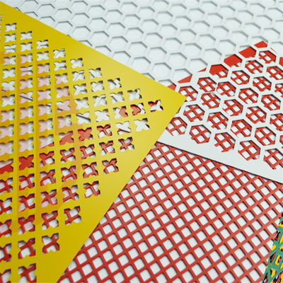 Galvanisiertes quadratisches Loch durchlöcherte Stärke Metall-Mesh Sheets 0.8mm