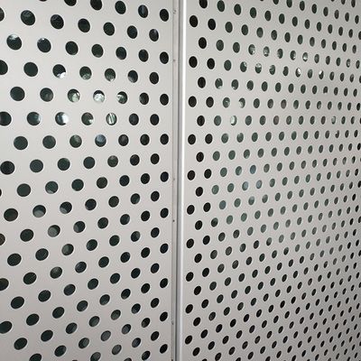 Maschenblatt des dekorativen runden Lochs von 20 Messgerät perforiertes Metallfür Balkon