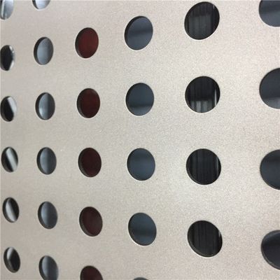 PVC-beschichtete Aluminiumperforierte Metallplatte zur Innendekoration