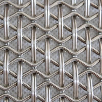 Edelstahl galvanisierte quadratisches Drahtgewebe Mesh Crimped
