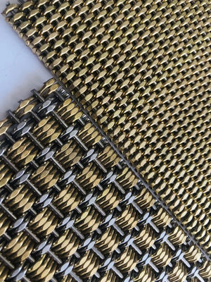 Edelstahl Dekorativ 1 mm Architektur Metallnetz Bildschirm Gewebtes Drahtnetz